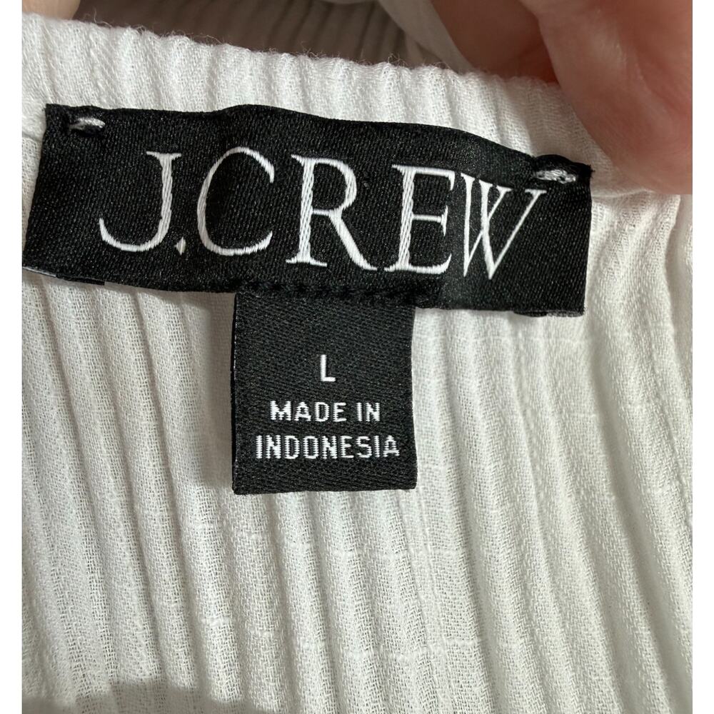 J Crew Bow Back Tiered Maxi Dress In Soft Gauze Womens Size Large White - Picture 11 of 15